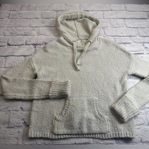 Anthropologie Ruby Moon Cream Hooded Sweater. Size Medium. Minimalism. Neutral.